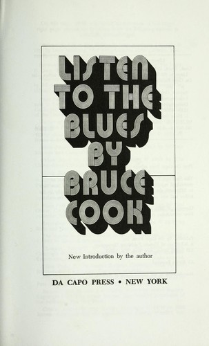 Cover for Listen to the blues