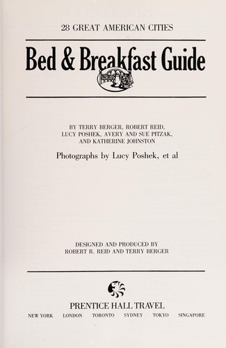 Cover for Bed & Breakfast Guide