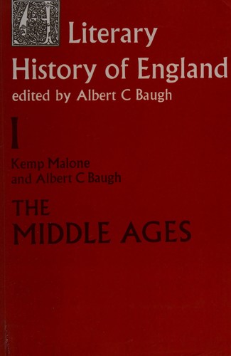 Cover for A literary history of England