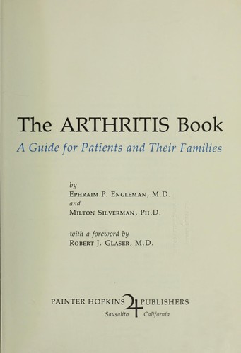 Cover for The arthritis book : a guide for patients and their families