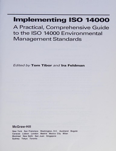 Cover for Implementing ISO 14000