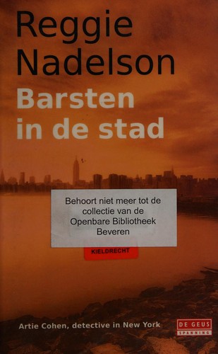 Cover for Barsten in de stad