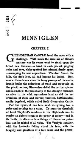 Cover for Minniglen