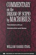 Cover for Commentary on the dream ofScipio