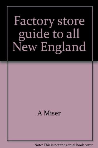 Cover for Factory store guide to all New England