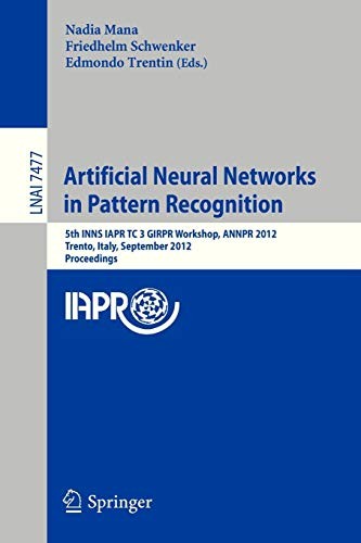 Cover for Artificial Neural Networks in Pattern Recognition