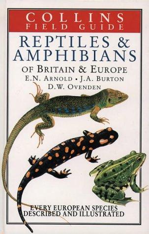 Cover for Reptiles and Amphibians of Britain & Europe (Collins Field Guide)