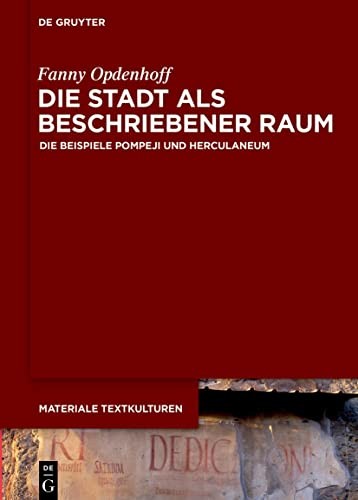Cover for Die Stadt Als Beschriebener Raum