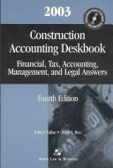 Cover for Construction Accounting Deskbook