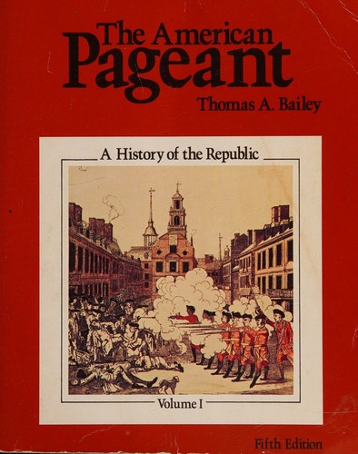 Cover for The American Pageant, Volume I