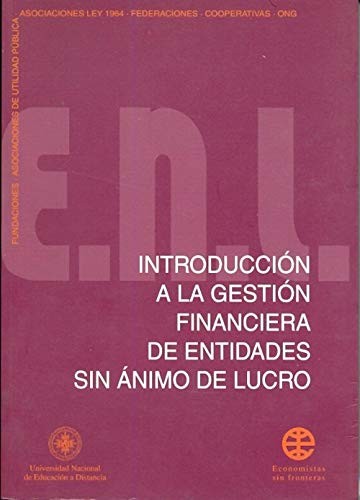 Cover for Introducción a la gestión financiera en entidades sin ánimo de lucro