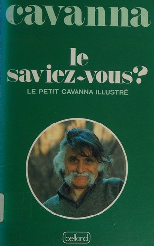 Cover for Le saviez-vous? le petit Cavanna illustre
