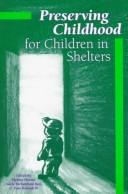 Cover for Preserving childhood for children in shelters