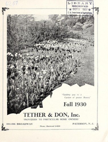 Cover for Fall 1930