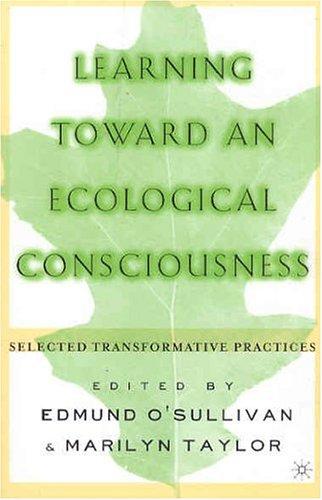 Cover for Learning Toward an Ecological Consciousness