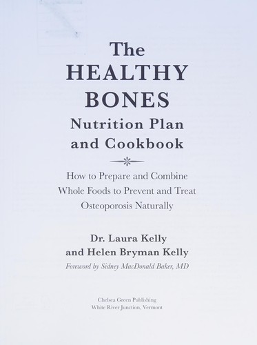 Cover for The healthy bones nutrition plan and cookbook
