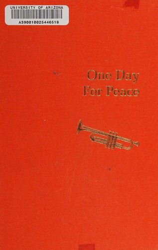 Cover for One day for peace