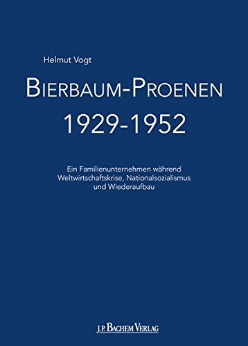 Cover for Bierbaum-Proenen 1929-1952