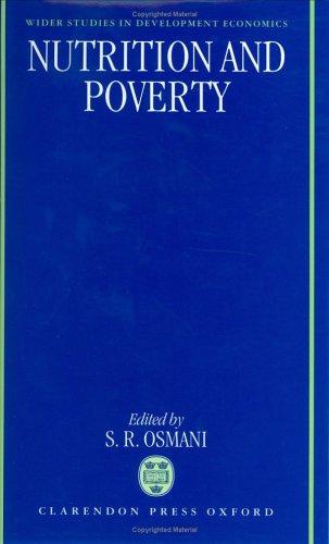 Cover for Nutrition and Poverty (Wider Studies in Development Economics)