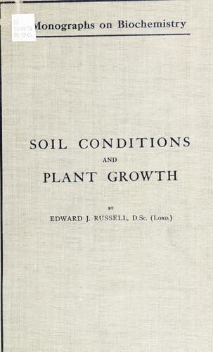 Cover for Soil conditions and plant growth