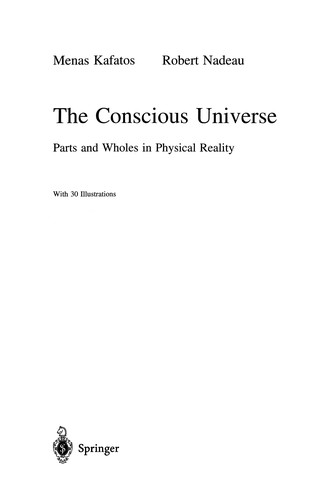 Cover for The conscious universe