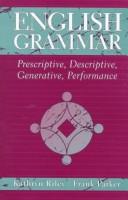 Cover for English grammar