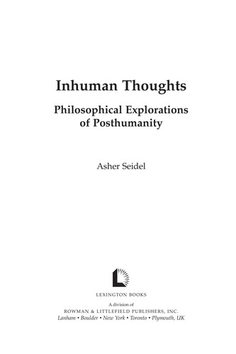 Cover for Inhuman thoughts