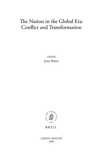 Cover for The nation in the global era