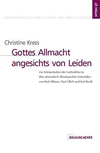 Cover for Gottes Allmacht angesichts von Leiden