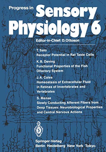 Cover for Progress in Sensory Physiology 6