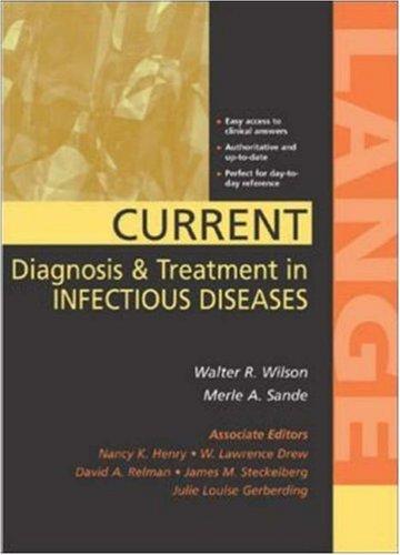 Cover for Current Diagnosis & Treatment in Infectious Diseases