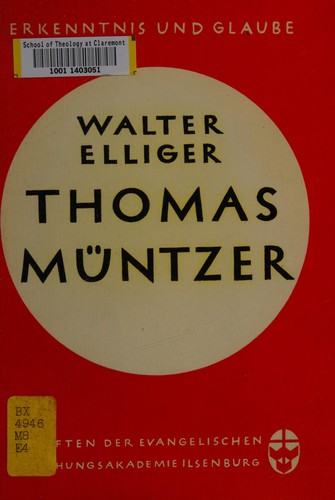 Cover for Thomas Muentzer