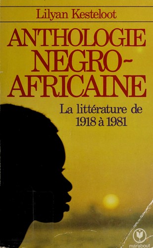 Cover for Anthologie Negro Africaine