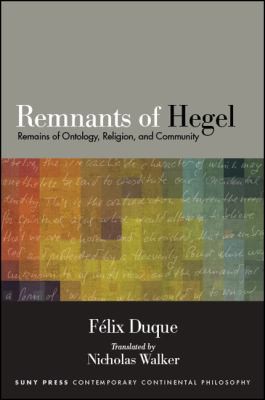 Cover for Remnants of Hegel