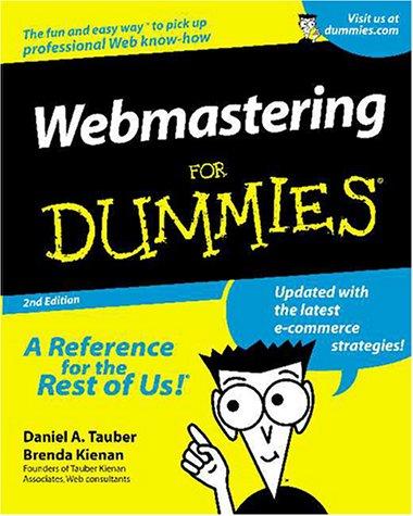 Cover for Webmastering for dummies