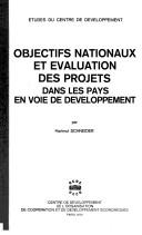 Cover for Objectifs nationaux et évaluation des projets dans les pays en voie de développement