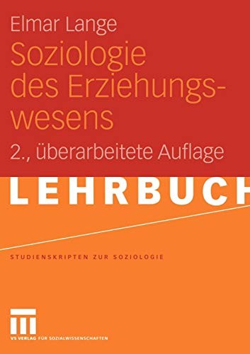 Cover for Soziologie des Erziehungswesens