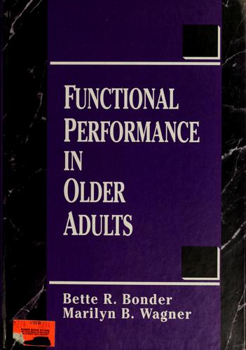 Cover for Functional performance in older adults