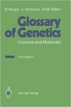 Cover for Glossary of genetics and cytogenetics