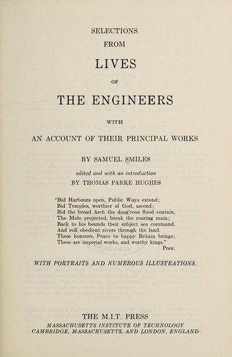 Cover for Lives of the Engineers
