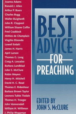 Cover for Best advice for preaching