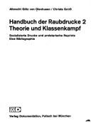 Cover for Handbuch der Raubdrucke