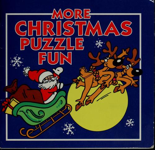 Cover for More Christmas puzzle fun