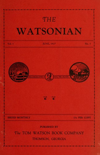 Cover for The Watsonian
