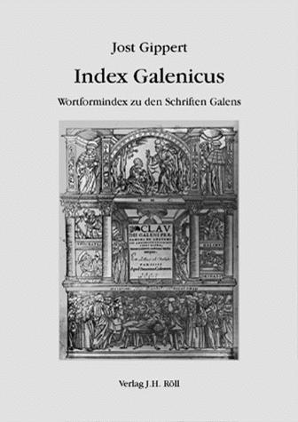 Cover for Index Galenicus