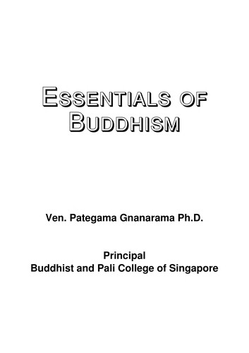 Cover for Essentials of Buddhism