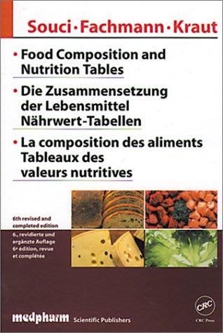 Cover for Food Composition and Nutrition Tables, Sixth Edition