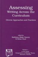 Cover for Assessing writing across the curriculum
