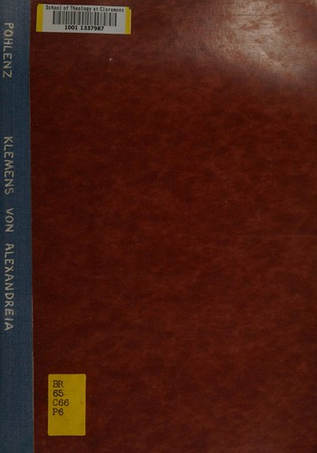 Cover for Klemens von Alexandreia und sein hellenisches Christentum