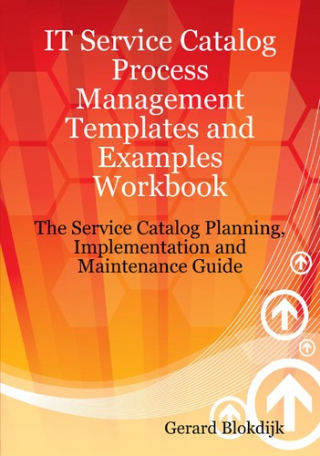 Cover for It service catalog process management templates and examples workbook
